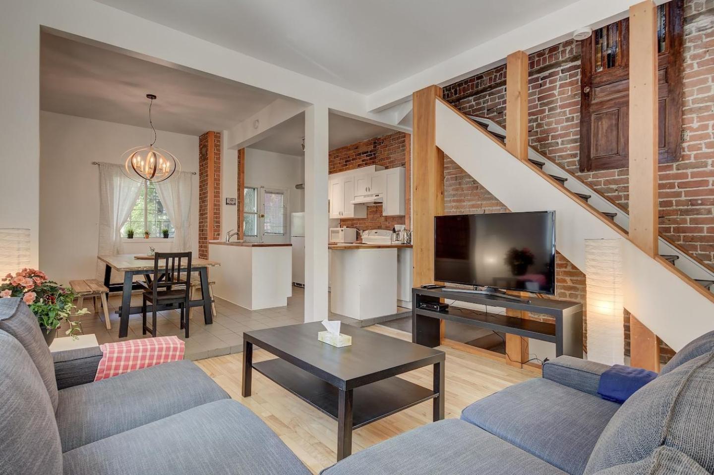 Perfect For Groups Big Livingroom 2 Backyard 3Br Montreal Exterior foto